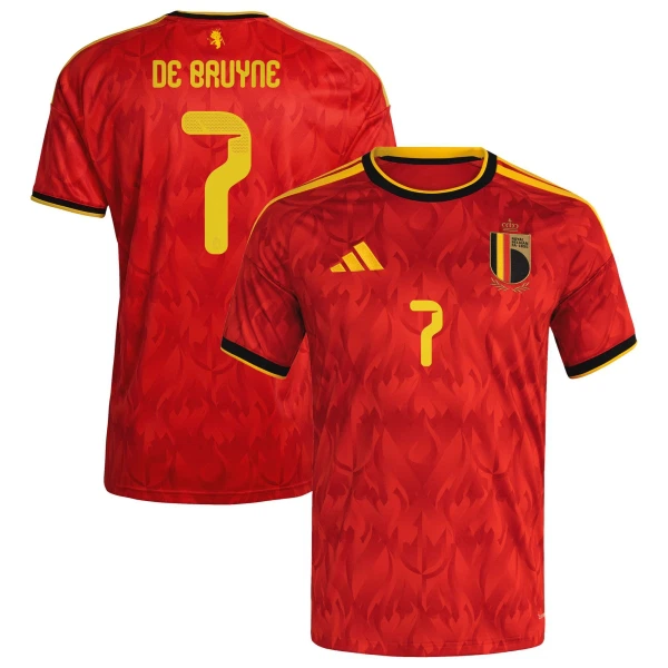 Maillot De Foot Belgique Kevin De Bruyne 7 Domicile Coupe du Monde 2026