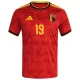 Maillot De Foot Belgique Openda 19 Domicile Coupe du Monde 2026
