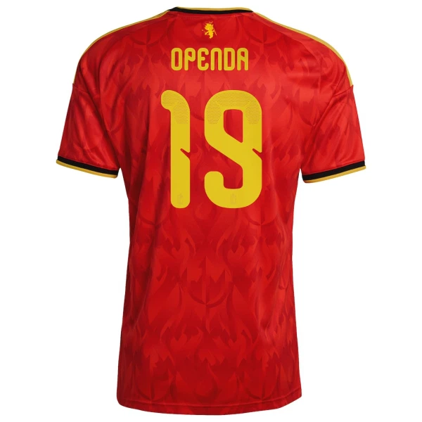 Maillot De Foot Belgique Openda 19 Domicile Coupe du Monde 2026