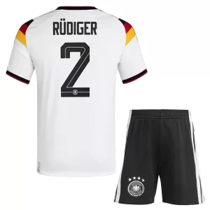 Kit De Football Allemagne Antonio Rudiger 2 Enfant Domicile Coupe du Monde 2026