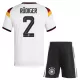 Kit De Football Allemagne Antonio Rudiger 2 Enfant Domicile Coupe du Monde 2026