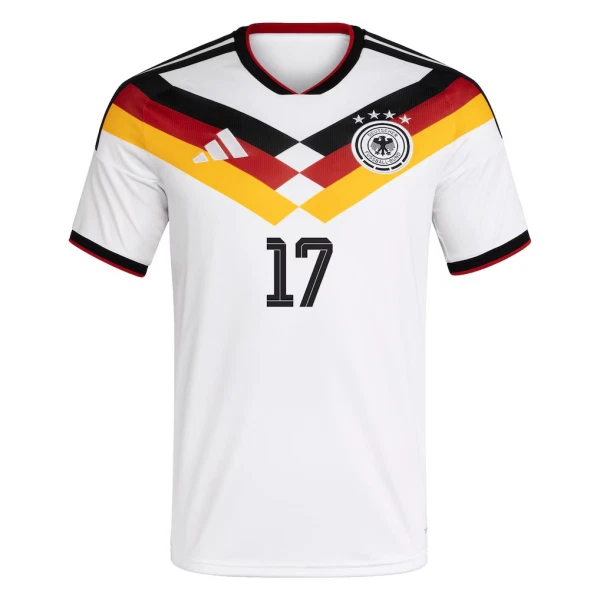Kit De Football Allemagne Florian Wirtz 17 Enfant Domicile Coupe du Monde 2026