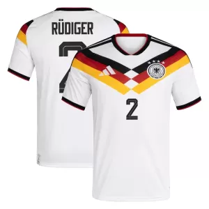 Maillot De Foot Allemagne Antonio Rudiger 2 Domicile Coupe du Monde 2026