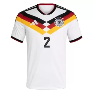 Maillot De Foot Allemagne Antonio Rudiger 2 Domicile Coupe du Monde 2026