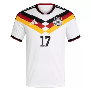 Maillot De Foot Allemagne Florian Wirtz 17 Domicile Coupe du Monde 2026