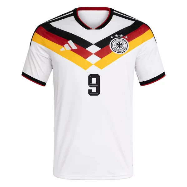 Maillot De Foot Allemagne Fullkrug 9 Domicile Coupe du Monde 2026