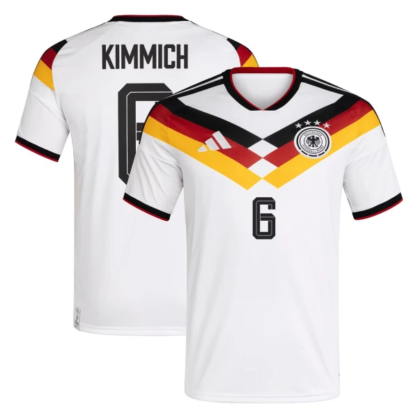 Maillot De Foot Allemagne Joshua Kimmich 6 Domicile Coupe du Monde 2026