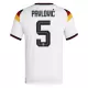 Maillot De Foot Allemagne Pavlovic 5 Domicile Coupe du Monde 2026