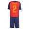 Kit De Football Espagne Carvajal 2 Enfant Domicile Coupe du Monde 2026