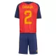 Kit De Football Espagne Carvajal 2 Enfant Domicile Coupe du Monde 2026 Kit De Football Espagne Carvajal 2 Enfant Domicile Coupe du Monde 2026