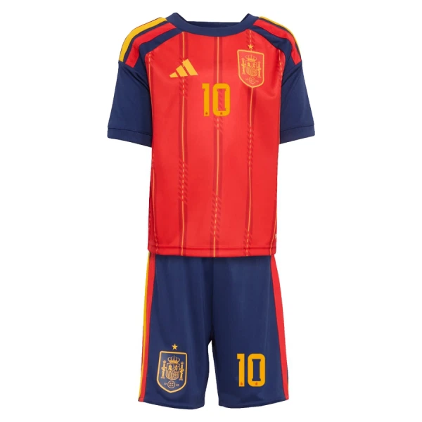 Kit De Football Espagne Olmo 10 Enfant Domicile Coupe du Monde 2026