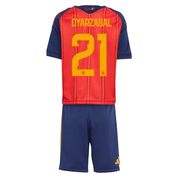 Kit De Football Espagne OYARZABAL 21 Enfant Domicile Coupe du Monde 2026