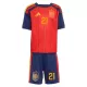 Kit De Football Espagne OYARZABAL 21 Enfant Domicile Coupe du Monde 2026