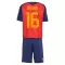 Kit De Football Espagne Rodrigo Hernández 16 Enfant Domicile Coupe du Monde 2026
