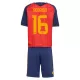 Kit De Football Espagne Rodrigo Hernández 16 Enfant Domicile Coupe du Monde 2026 Kit De Football Espagne Rodrigo Hernández 16 Enfant Domicile Coupe du Monde 2026