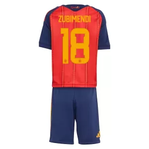 Kit De Football Espagne ZUBIMENDI 18 Enfant Domicile Coupe du Monde 2026