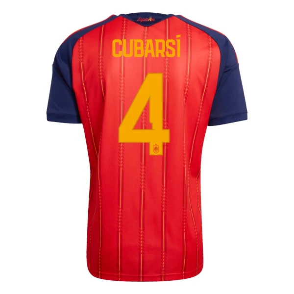 Maillot De Foot Espagne Cubarsi 4 Domicile Coupe du Monde 2026