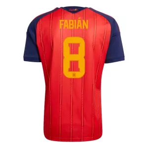 Maillot De Foot Espagne Fabian Ruiz 8 Domicile Coupe du Monde 2026
