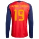 Maillot De Foot Espagne Lamine Yamal 19 Domicile Coupe du Monde 2026 Manches Longues