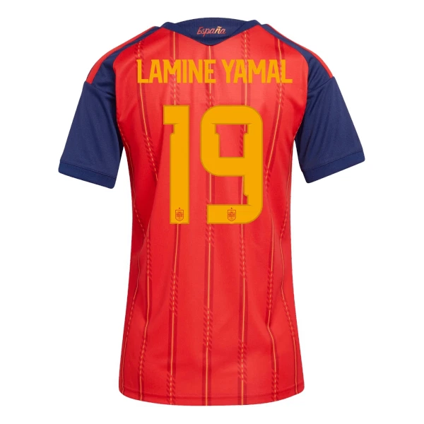 Maillot De Foot Espagne Lamine Yamal 19 Femme Domicile Coupe du Monde 2026