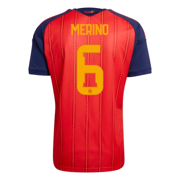 Maillot De Foot Espagne Merino 6 Domicile Coupe du Monde 2026