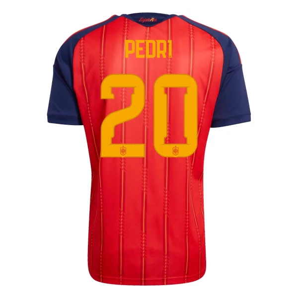 Maillot De Foot Espagne Pedri 20 Domicile Coupe du Monde 2026