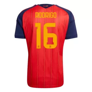 Maillot De Foot Espagne Rodrigo Hernández 16 Domicile Coupe du Monde 2026