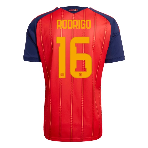Maillot De Foot Espagne Rodrigo Hernández 16 Domicile Coupe du Monde 2026 Maillot De Foot Espagne Rodrigo Hernández 16 Domicile Coupe du Monde 2026