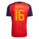 Maillot De Foot Espagne Rodrigo Hernández 16 Domicile Coupe du Monde 2026 Maillot De Foot Espagne Rodrigo Hernández 16 Domicile Coupe du Monde 2026