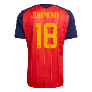 Maillot De Foot Espagne ZUBIMENDI 18 Domicile Coupe du Monde 2026