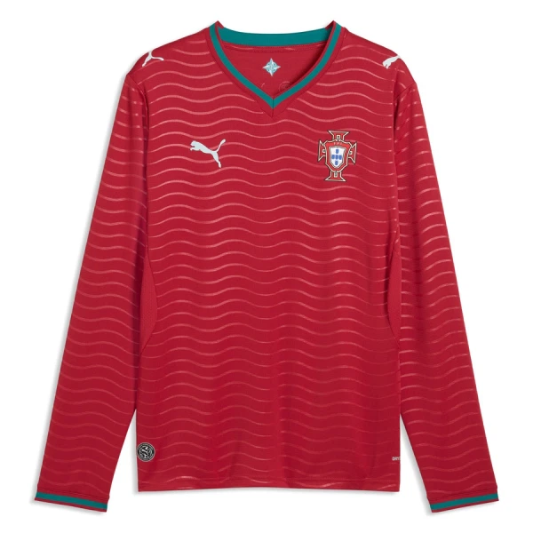 Maillot De Foot Portugal Domicile Coupe du Monde 2026 Manches Longues