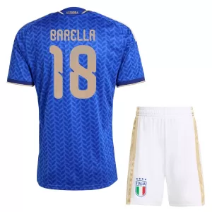 Kit De Football Italie Barella 18 Enfant Domicile Coupe du Monde 2026