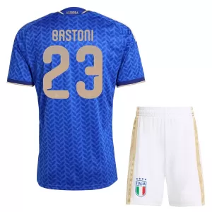 Kit De Football Italie Bastoni 23 Enfant Domicile Coupe du Monde 2026
