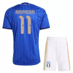 Kit De Football Italie Raspadori 11 Enfant Domicile Coupe du Monde 2026