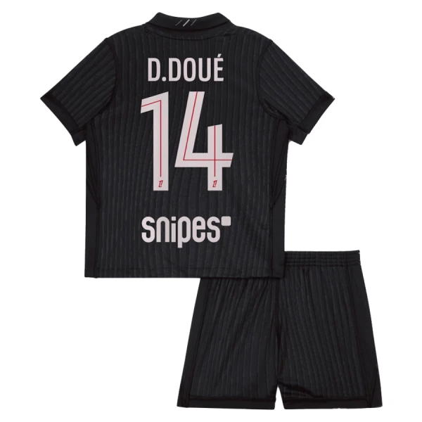 Kit De Football Paris Saint-Germain D. Doue 14 Enfant Fourth Jordan 25/26