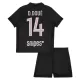 Kit De Football Paris Saint-Germain D. Doue 14 Enfant Fourth Jordan 25/26