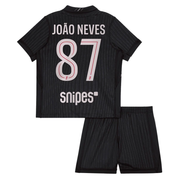 Kit De Football Paris Saint-Germain Joao Neves 87 Enfant Fourth Jordan 25/26