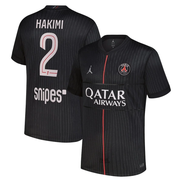Maillot De Foot Paris Saint-Germain Achraf Hakimi 2 Fourth Jordan 25/26