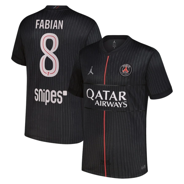 Maillot De Foot Paris Saint-Germain Fabian Ruiz 8 Fourth Jordan 25/26 Maillot De Foot Paris Saint-Germain Fabian Ruiz 8 Fourth Jordan 25/26