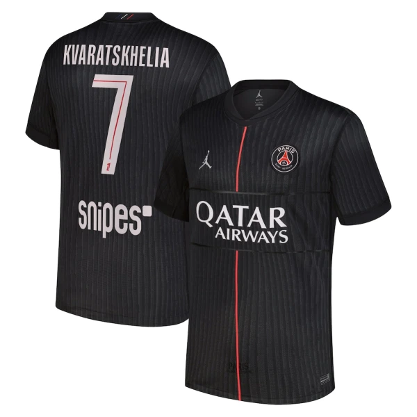 Maillot De Foot Paris Saint-Germain Kvaratskhelia 7 Fourth Jordan 25/26 Maillot De Foot Paris Saint-Germain Kvaratskhelia 7 Fourth Jordan 25/26