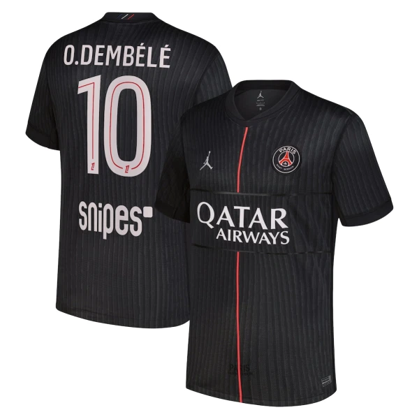 Maillot De Foot Paris Saint-Germain Ousmane Dembélé 10 Fourth Jordan 25/26