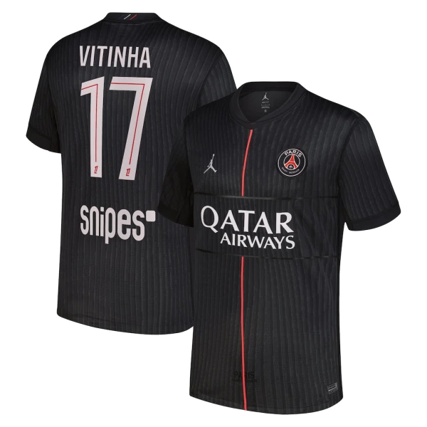 Maillot De Foot Paris Saint-Germain Vitinha 17 Fourth Jordan 25/26