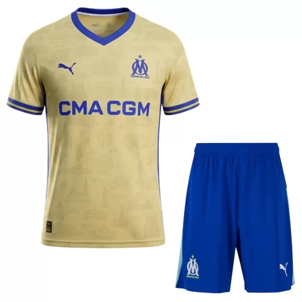 Kit De Football Olympique de Marseille Enfant Fourth 25/26 Kit De Football Olympique de Marseille Enfant Fourth 25/26