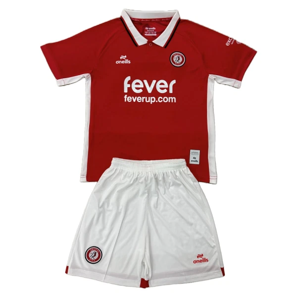 Kit De Football Bristol City Enfant Domicile 25/26 Kit De Football Bristol City Enfant Domicile 25/26