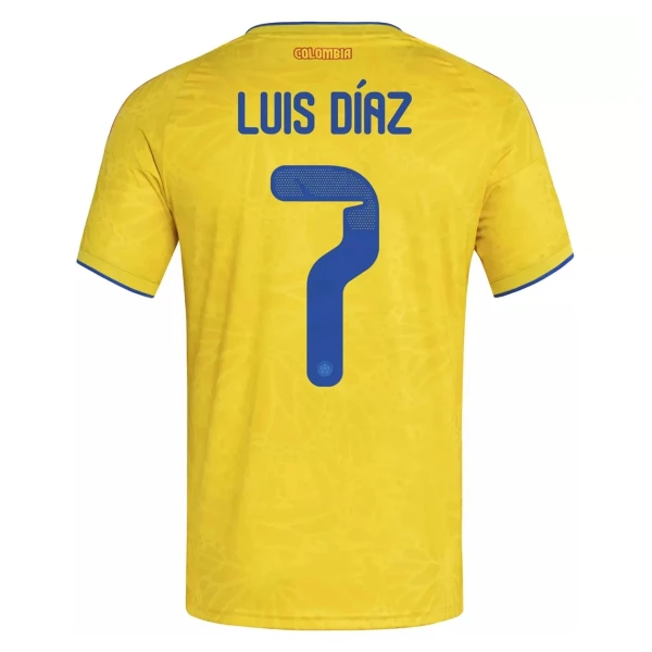 Maillot De Foot Colombie Luis Díaz 7 Domicile Coupe du Monde 2026 Maillot De Foot Colombie Luis Díaz 7 Domicile Coupe du Monde 2026
