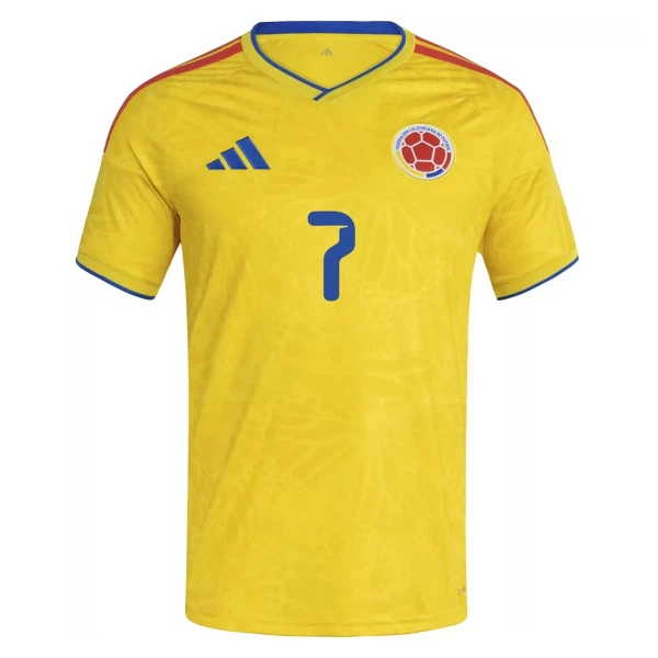 Maillot De Foot Colombie Luis Díaz 7 Domicile Coupe du Monde 2026
