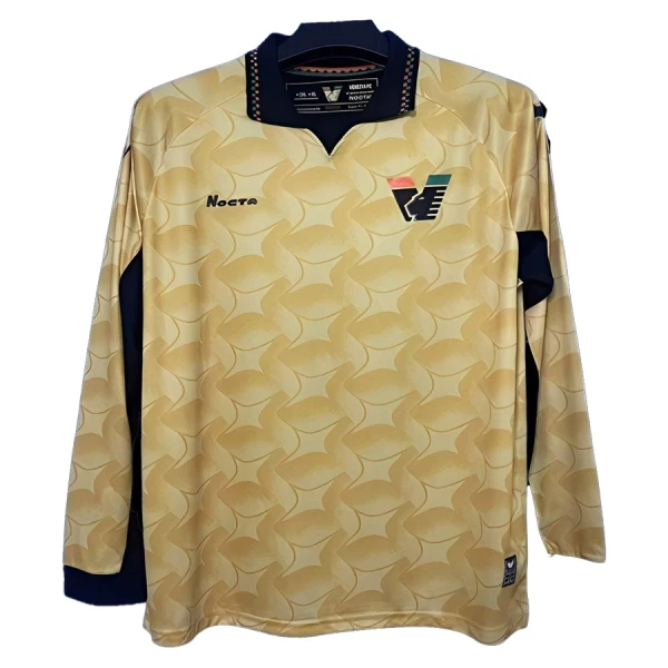 Maillot De Foot Gardien Venezia Gold Version 25/26 Manches Longues Maillot De Foot Gardien Venezia Gold Version 25/26 Manches Longues