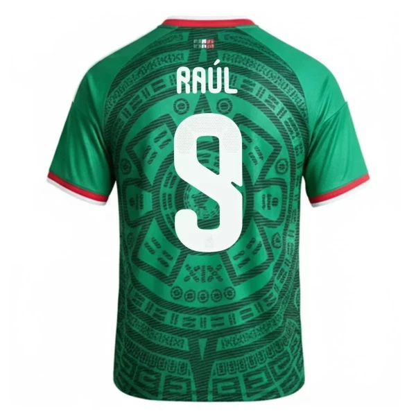 Maillot De Foot Mexique Raul 9 Domicile Coupe du Monde 2026