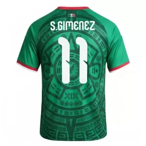 Maillot De Foot Mexique S.Gimenez 11 Domicile Coupe du Monde 2026