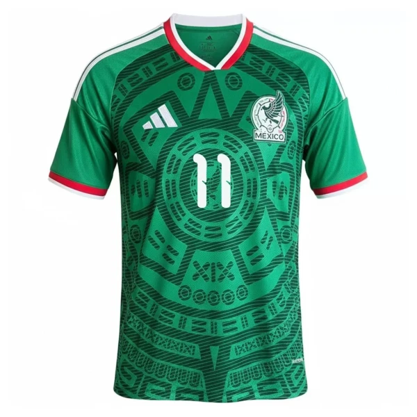 Maillot De Foot Mexique S.Gimenez 11 Domicile Coupe du Monde 2026